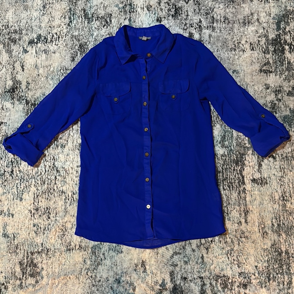 Charlotte Russe Royal Blue Blouse
